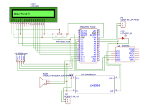 Dam Monitoring Circuit diagram