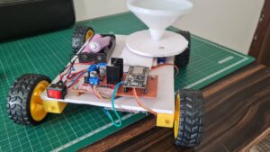 ESP8266 And Blynk Based Seed Sowing Robot Car1