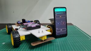 Grass Cutting Robot With ESP8266 And Blynk 14