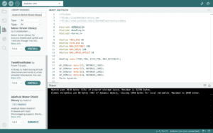 Adafruit Motor Shield library