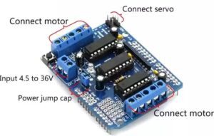 L293D Motor Driver Shield for Arduino