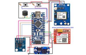 Vehicle Accident Alert System Using ADXL 335 sensor