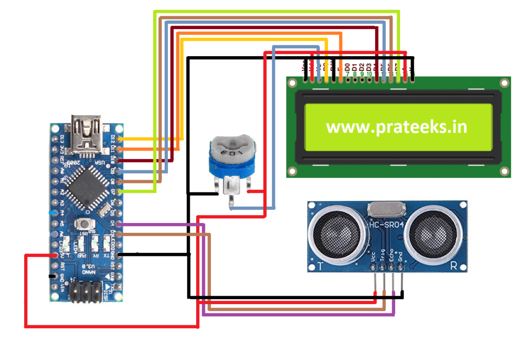 Motion Detection Using Ultrasonic Sensor