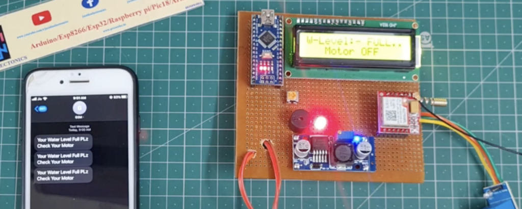 GSM Based Water Level Monitoring System Using Arduino