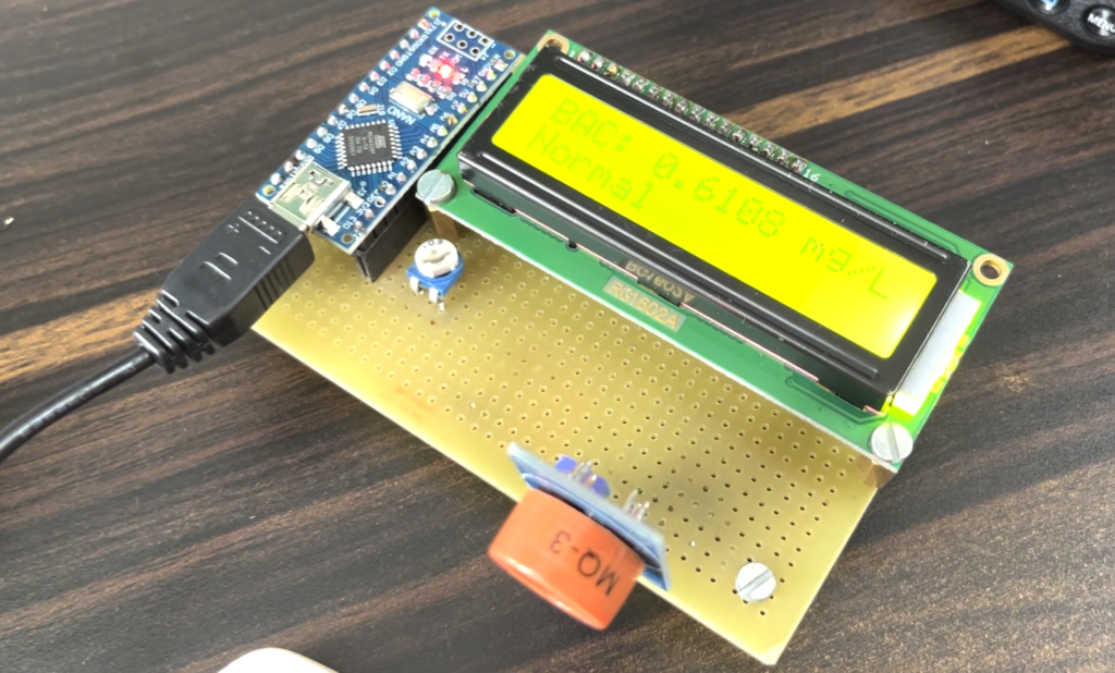 MQ-3 Sensor With Arduino