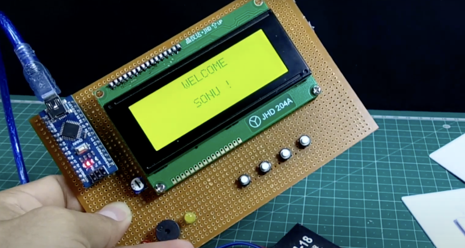 RFID Based Attendance System Using Arduino, RTC & LCD Display