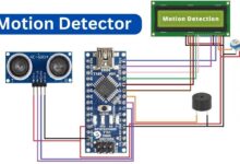 Motion Detection with ultersonic sensor