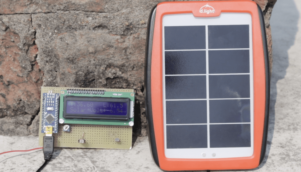 Solar Voltage Tracker Using Arduino